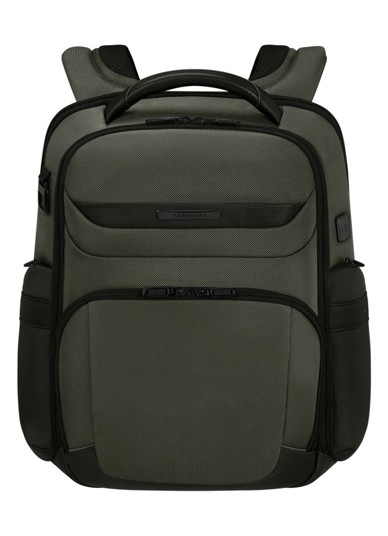 Samsonite Pro-DLX rugzak met 15,6 inch laptopvak Olijfgroen - Deal
