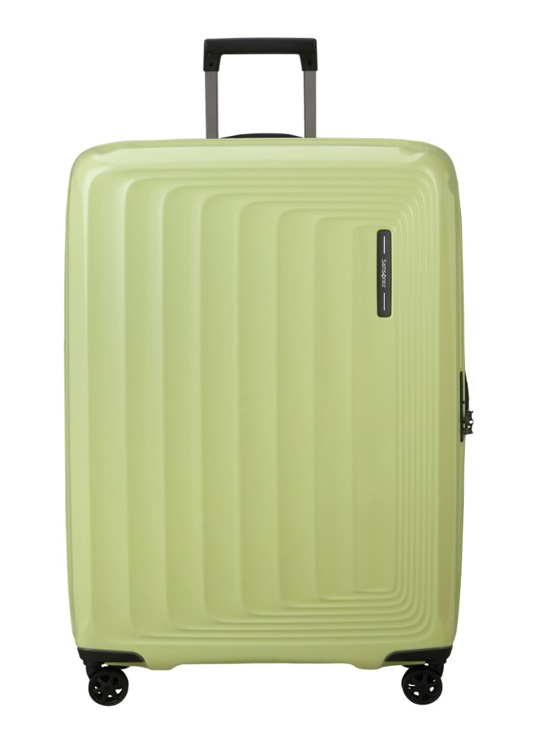 Samsonite koffer Nuon vergrootbare spinner 81 cm Lime - Deal
