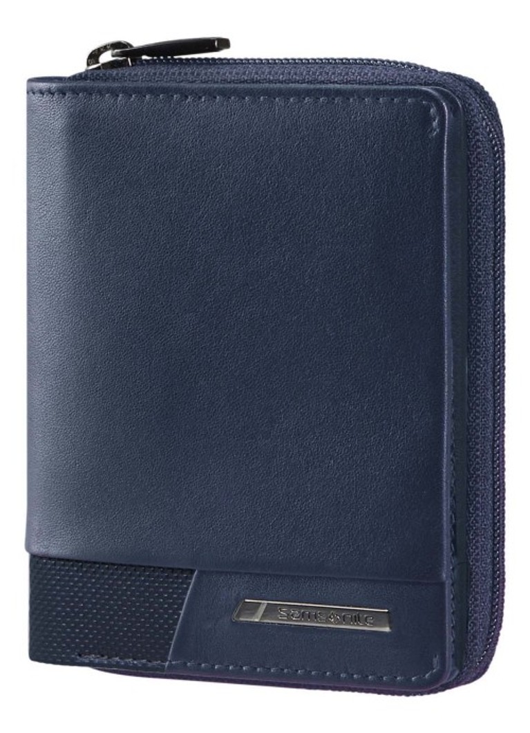 Samsonite Dames Pro-DLX 6 portemonnee van leer in de kleur Donkerblauw