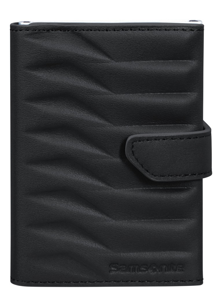 Samsonite Dames Proxis pasjeshouder van leer in de kleur Zwart