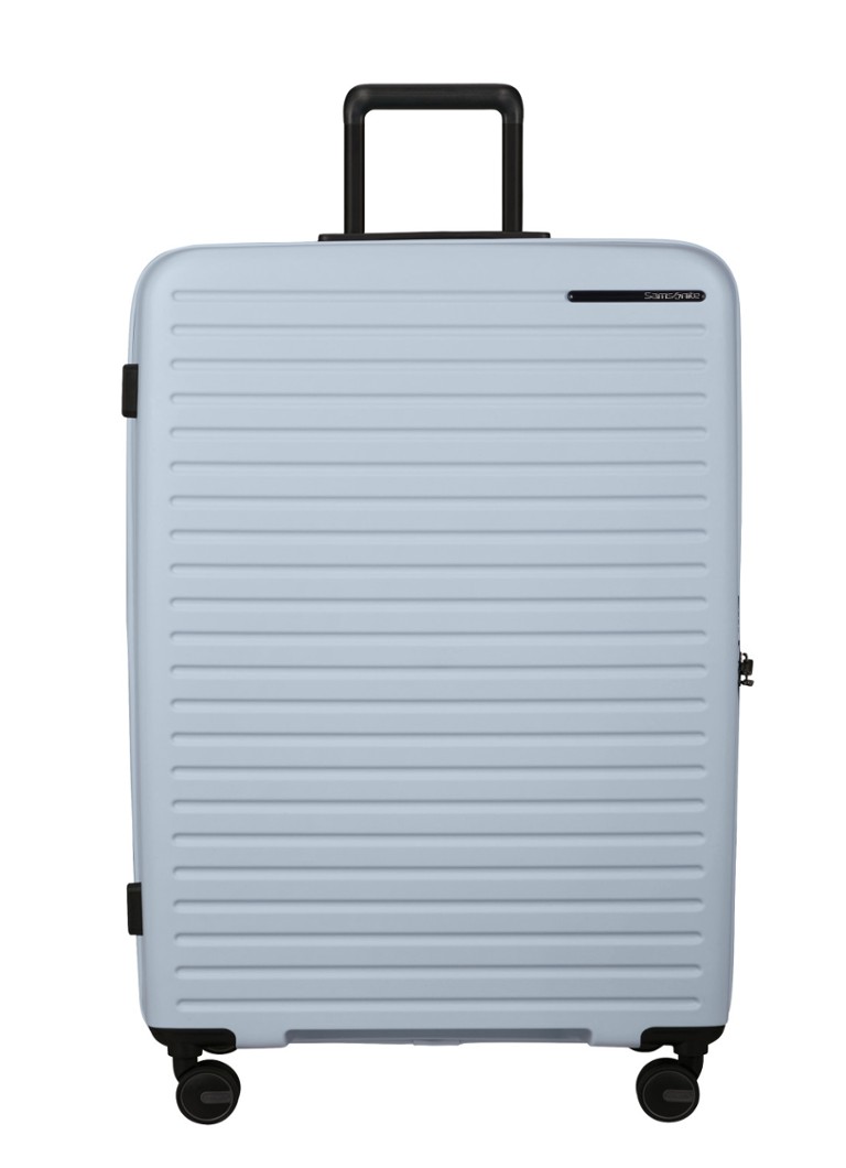 Samsonite koffer Restackd vergrootbare spinner 81 cm Glacier / Lichtblauw - Deal
