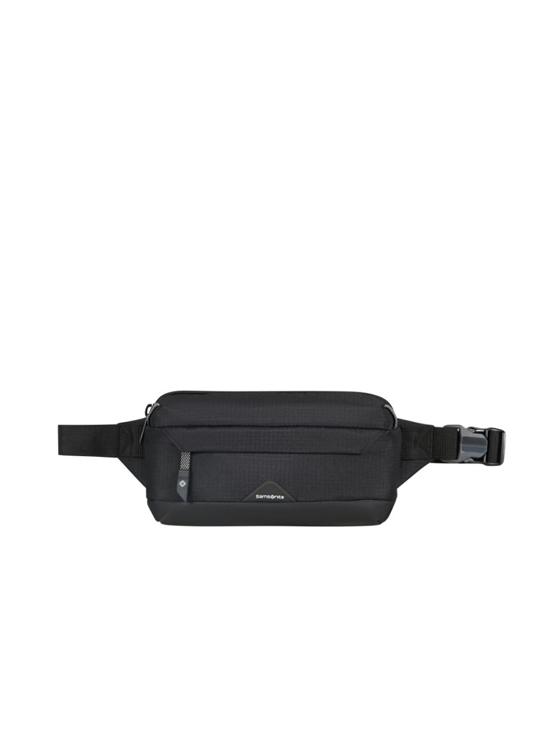 Samsonite Heren Roadseeker heuptas met logo in de kleur Deep Black / Zwart