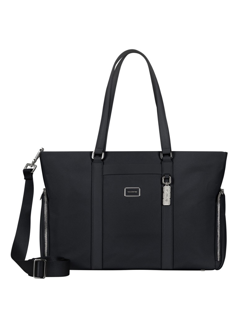 Samsonite Dames Image Biz shopper met 14.1 inch laptopvak in de kleur Zwart