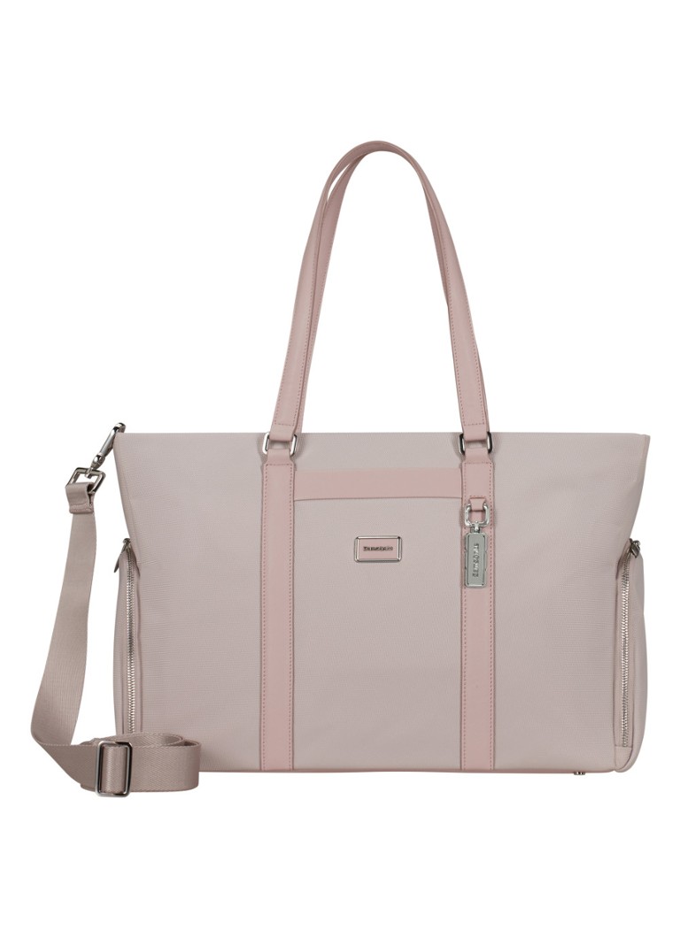 Samsonite Dames Image Biz shopper met 14.1 inch laptopvak in de kleur Rose