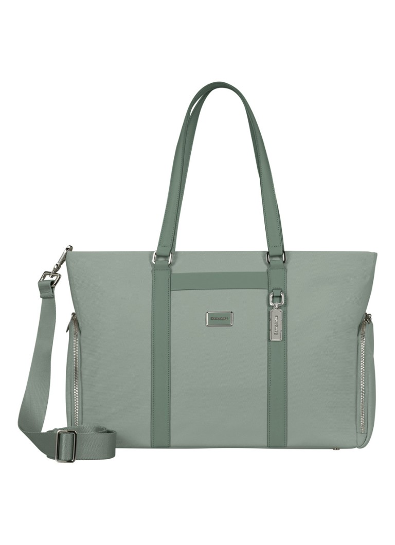 Samsonite Dames Image Biz shopper met 14.1 inch laptopvak in de kleur Thyme
