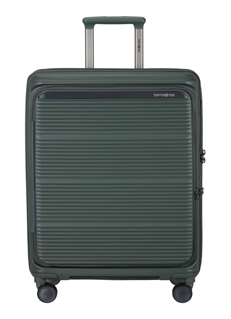 Samsonite koffer Paralux vergrootbare spinner 67 cm Olijfgroen - Deal