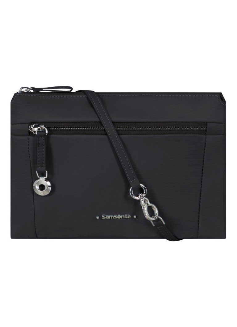 Samsonite Dames Move Journey Mini schoudertas met logo in de kleur Zwart