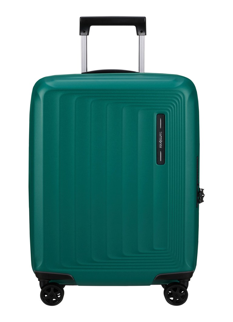 Samsonite koffer Nuon vergrootbare spinner 55 cm Groen - Deal