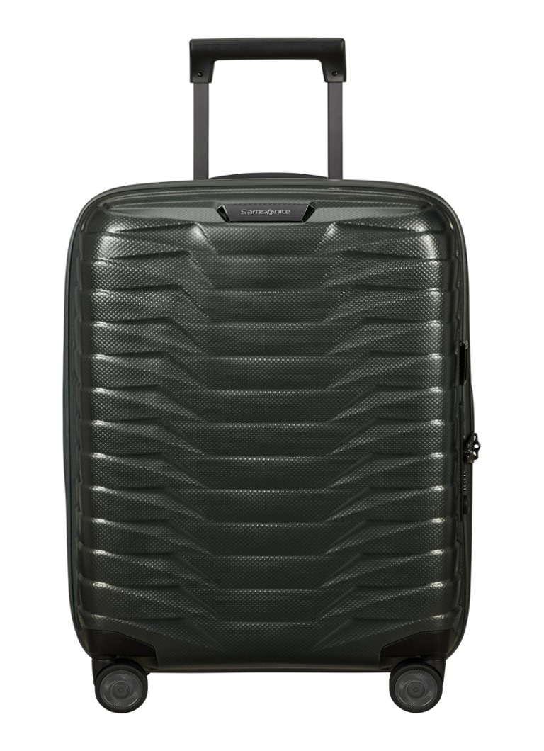 Samsonite koffer Proxis vergrootbare spinner 55 cm Bronsgroen - Deal