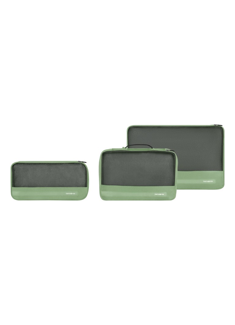 Samsonite TA Revolution koffer organizer set van 3 Groen - Deal