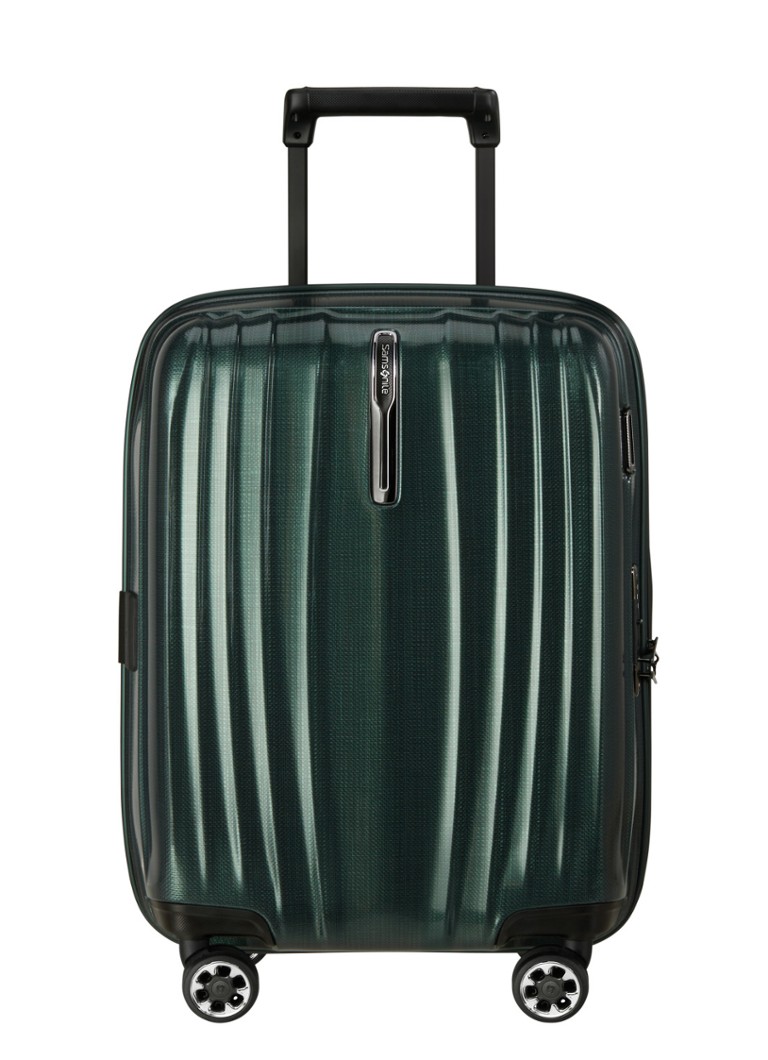 Samsonite koffer Nexis vergrootbare spinner 55 cm Donkergroen - Deal