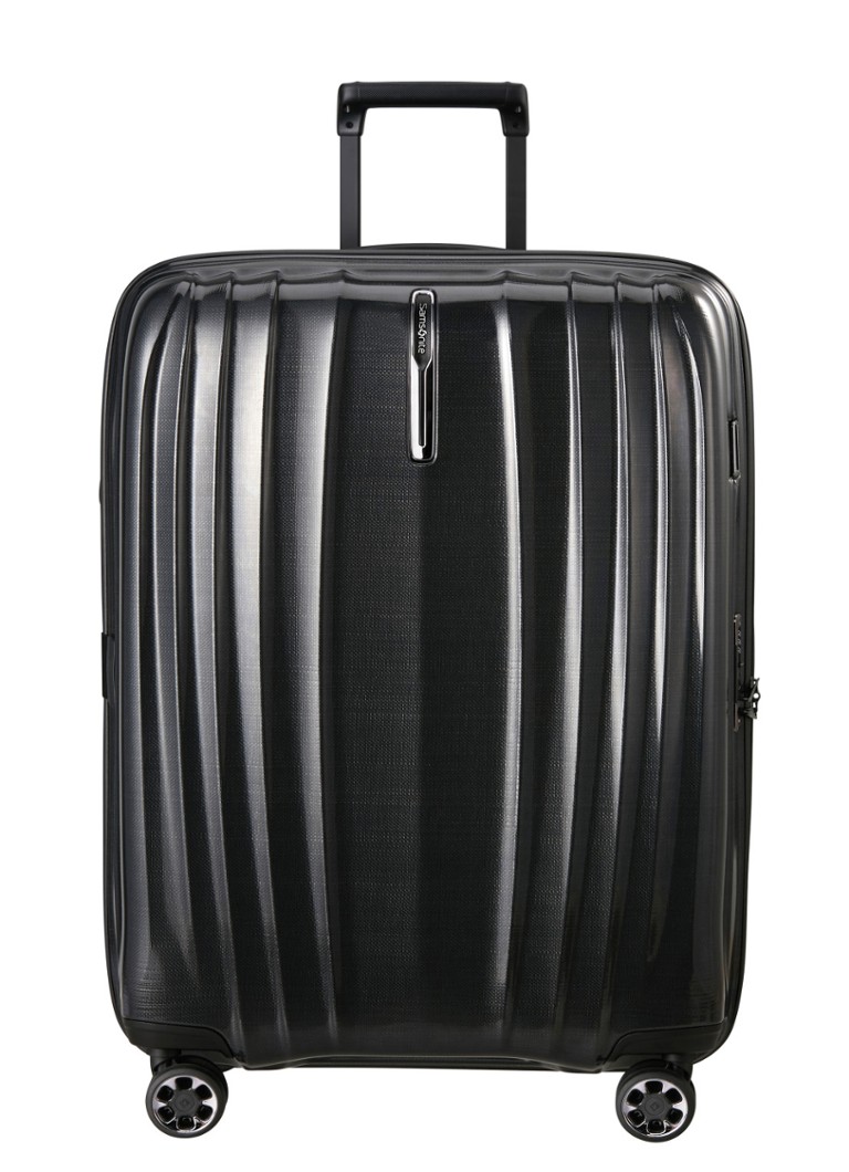 Samsonite koffer Nexis vergrootbare spinner 76 cm Zwart - Deal