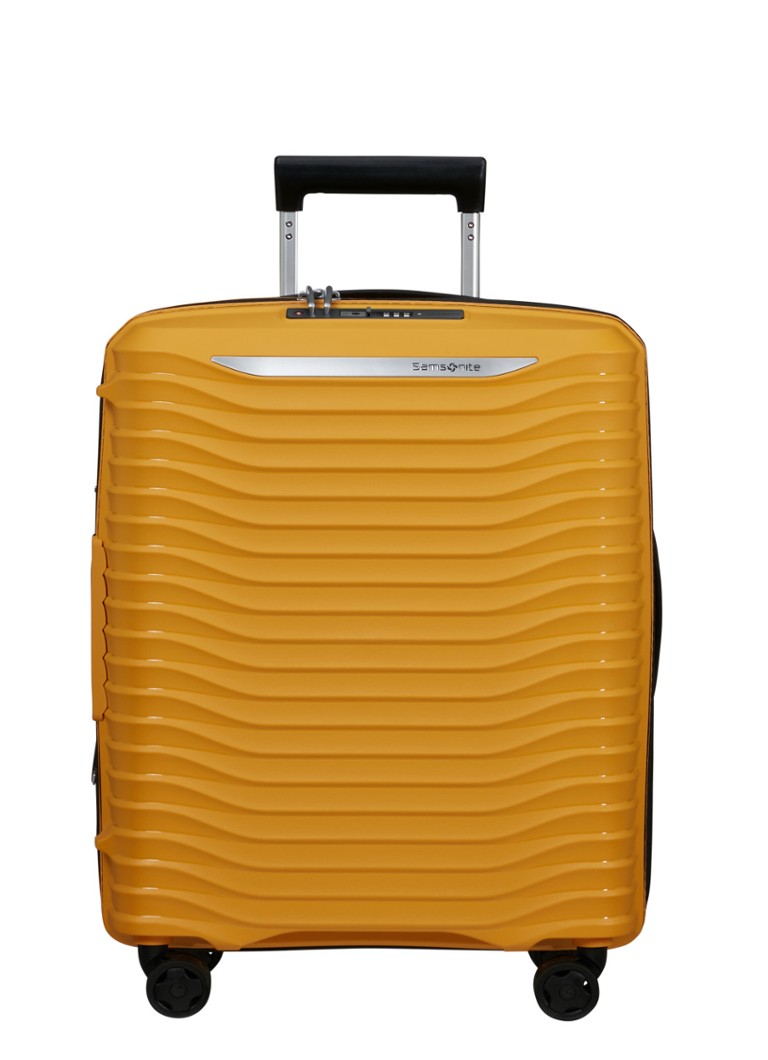 Samsonite koffer Upscape vergrootbare spinner 55 cm Mosterd - Deal