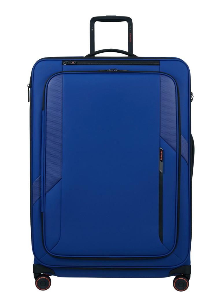Samsonite koffer Glazed vergrootbare spinner 84 cm Kobaltblauw - Deal
