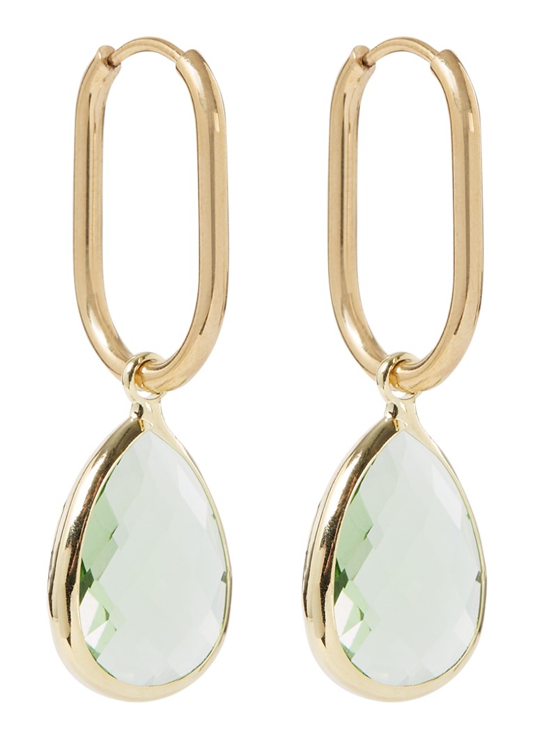 Camps & Camps Dames Enchanting Crystal oorhangers verguld