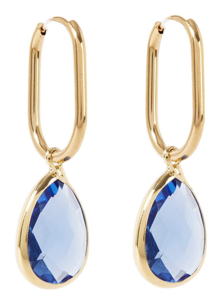 Camps & Camps Dames Enchanting Crystal oorhangers verguld