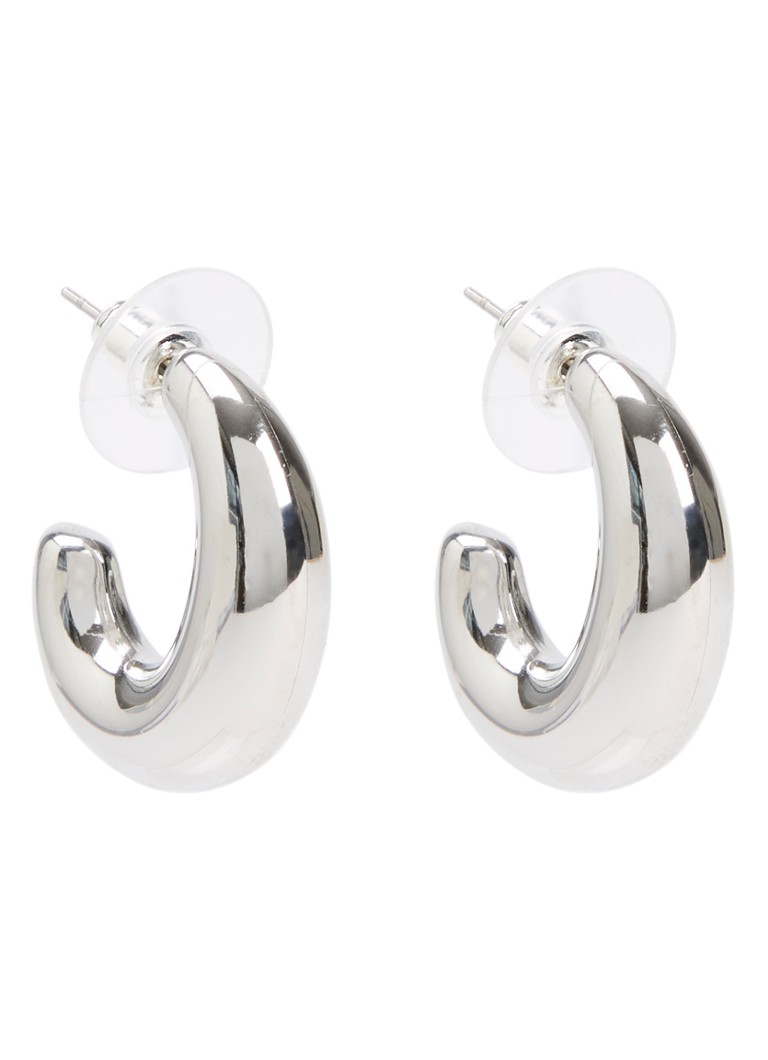 Camps & Camps Dames Medium Classic oorringen in de kleur Zilver, maat: 1sz