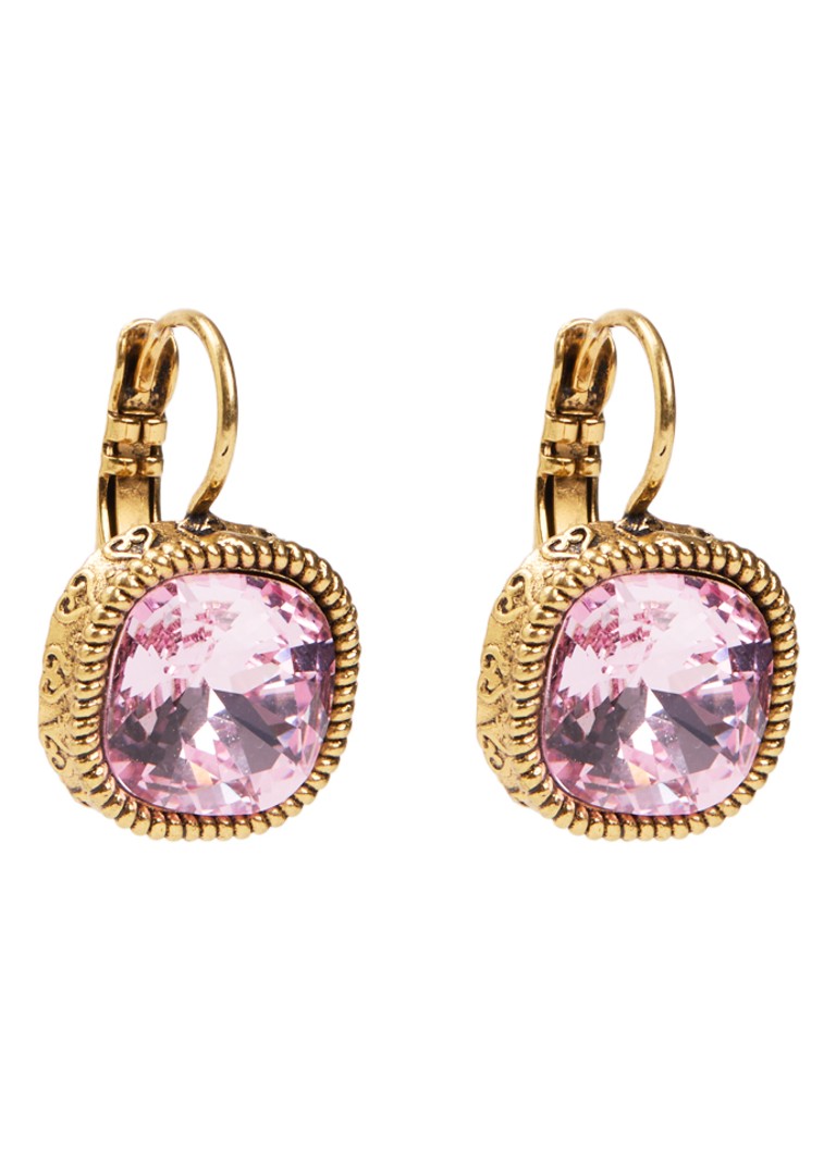Camps & Camps Dames Oorhangers met Swarovski kristal verguld