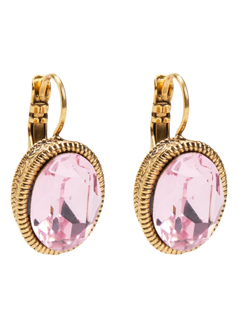 Camps & Camps Dames Oorhangers met Swarovski kristal verguld