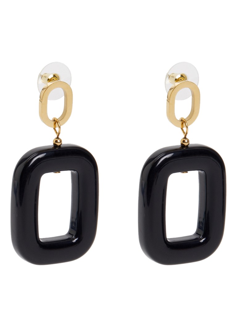 Camps & Camps Dames Chunky Dangling oorstekers met hanger