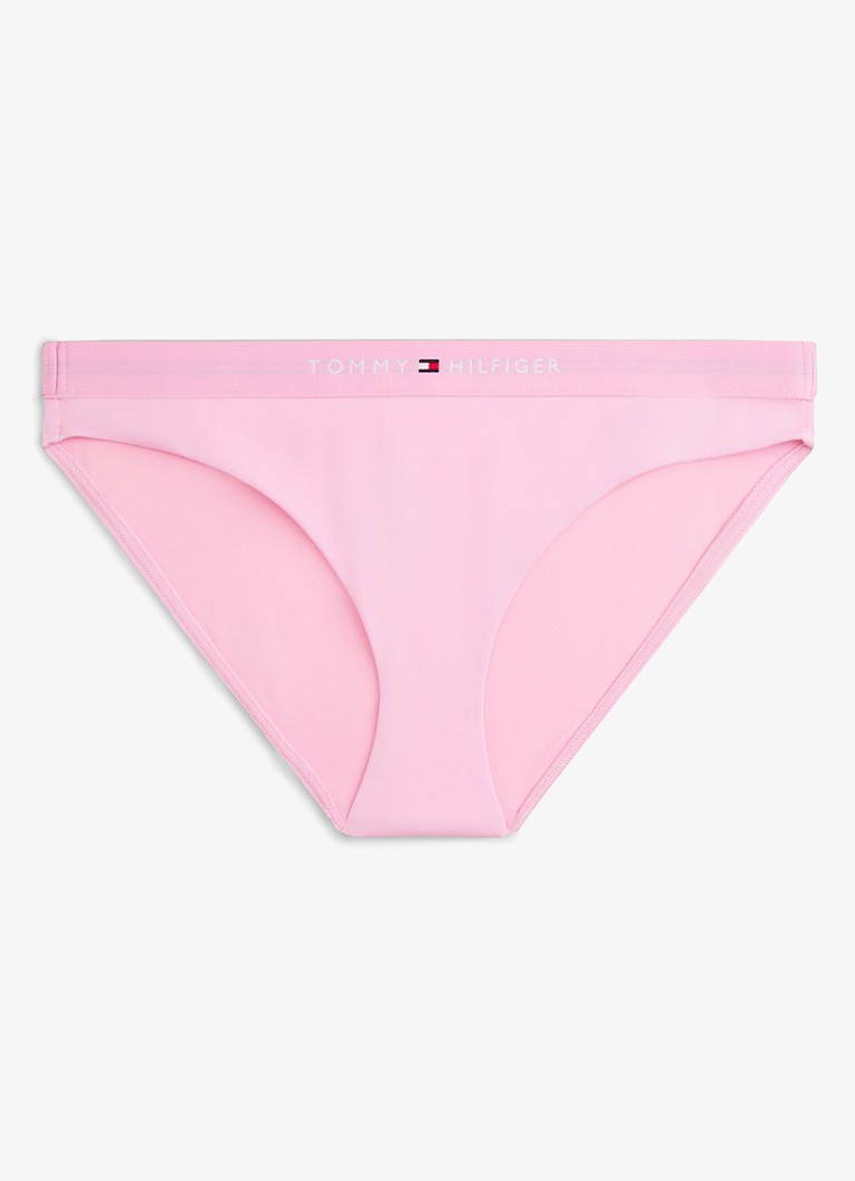 Tommy Hilfiger Dames Bikinislip met logoband in de kleur Roze