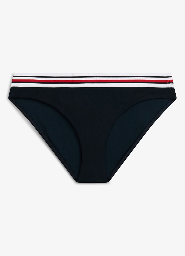 Tommy Hilfiger Dames Bikinislip met logoband in de kleur Donkerblauw