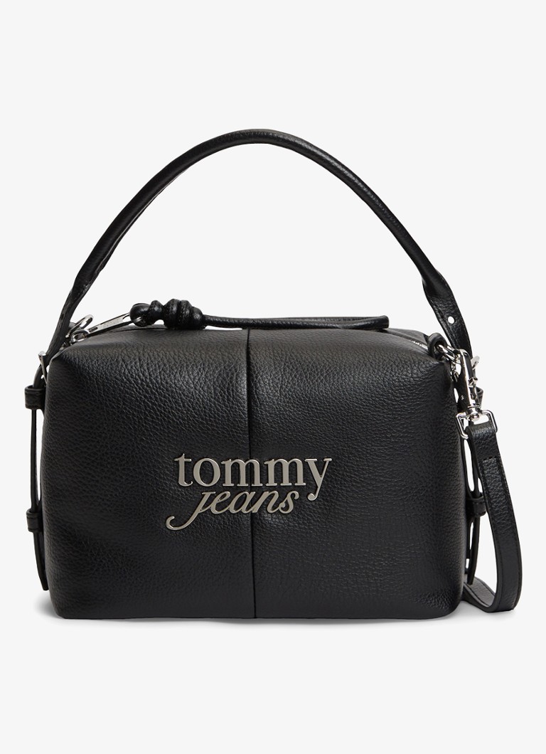Tommy Hilfiger Dames Handtas met logo in de kleur Zwart