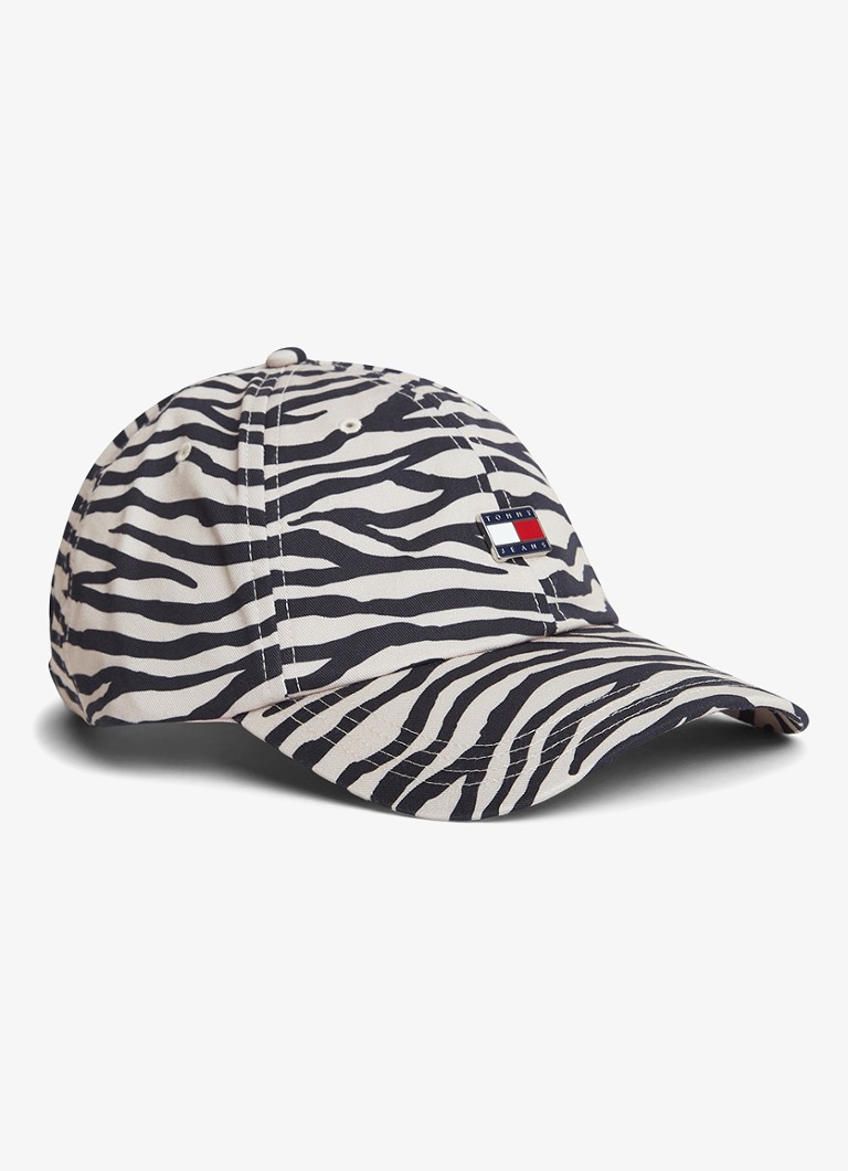 Tommy Hilfiger Dames Pet met dierenprint in de kleur Wit