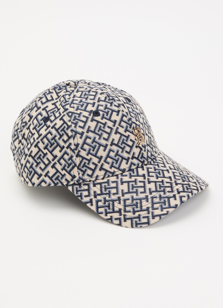 Tommy Hilfiger Dames Pet met logoprint in de kleur Donkerblauw