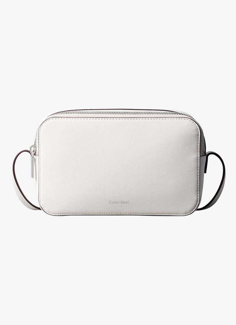 Calvin Klein Dames Crossbodytas met logo in de kleur Wit