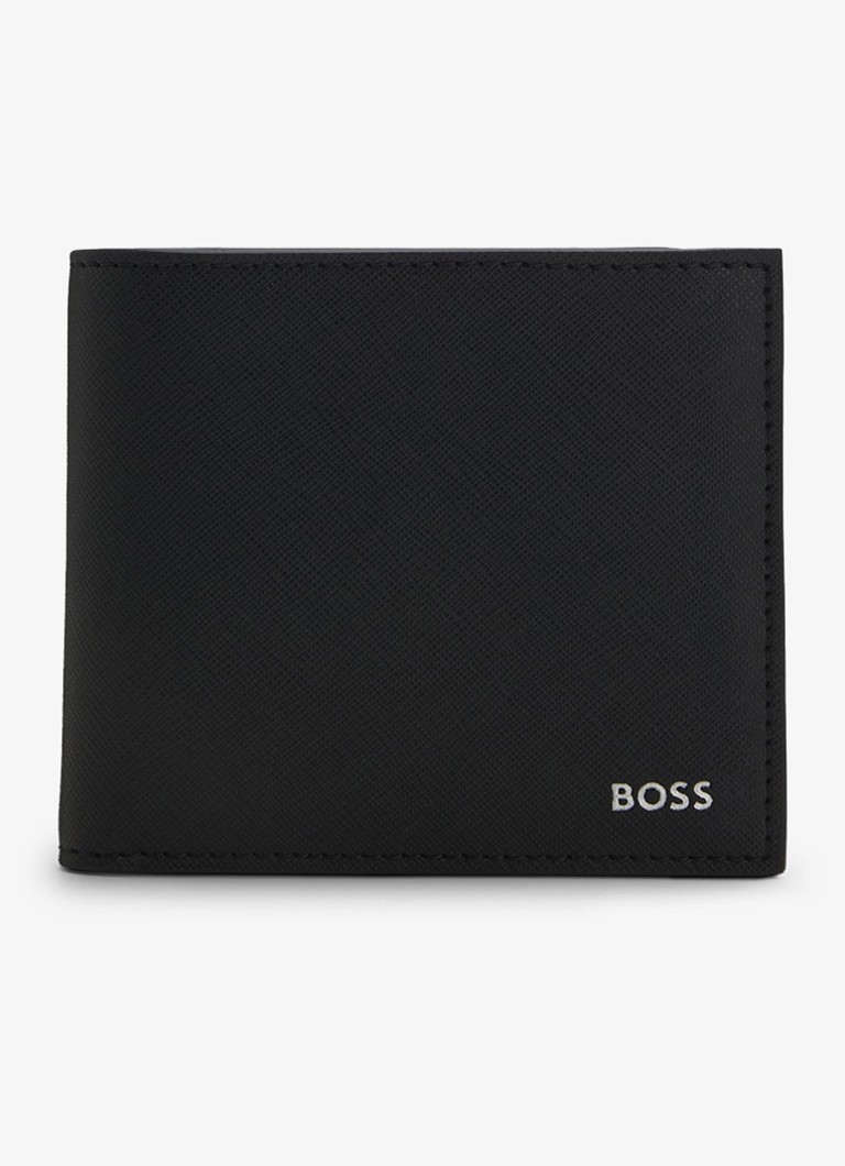 BOSS Heren Zair portemonnee met logo in de kleur Zwart