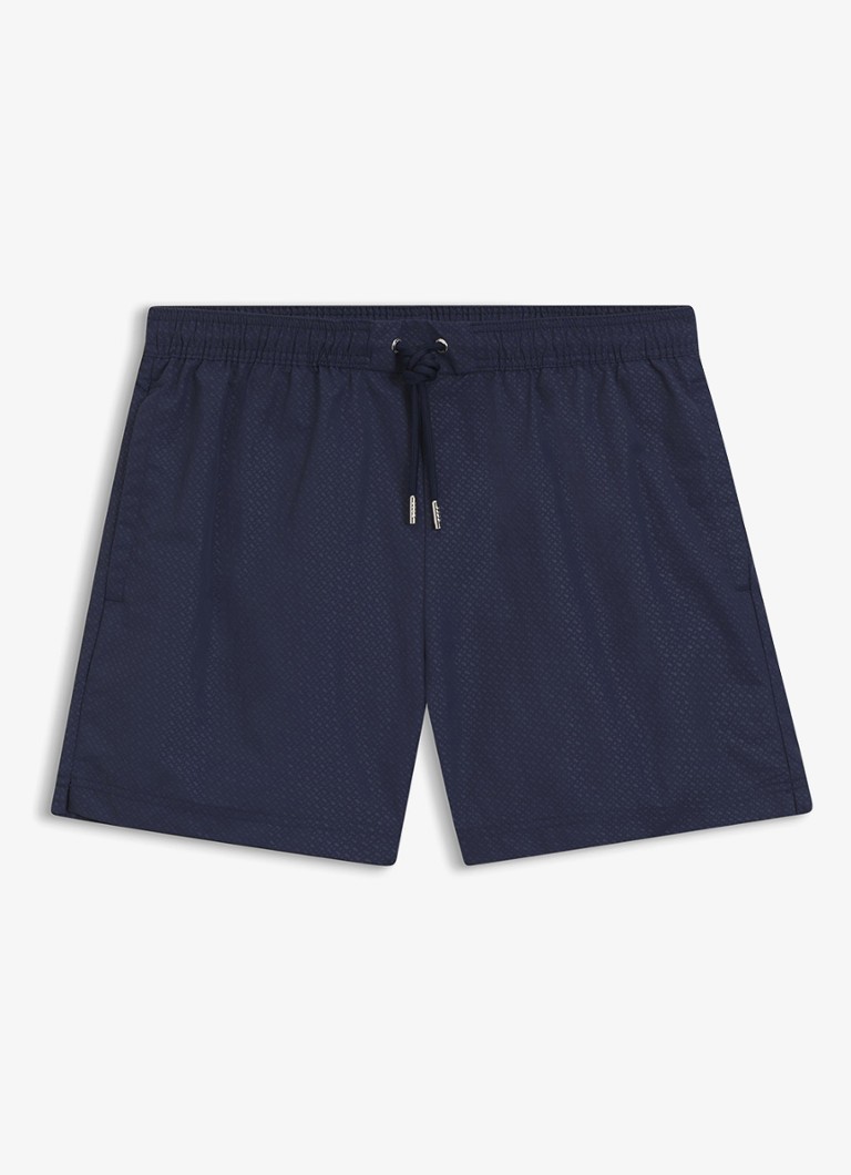 BOSS Heren Zwemshort met steekzakken in de kleur Donkerblauw