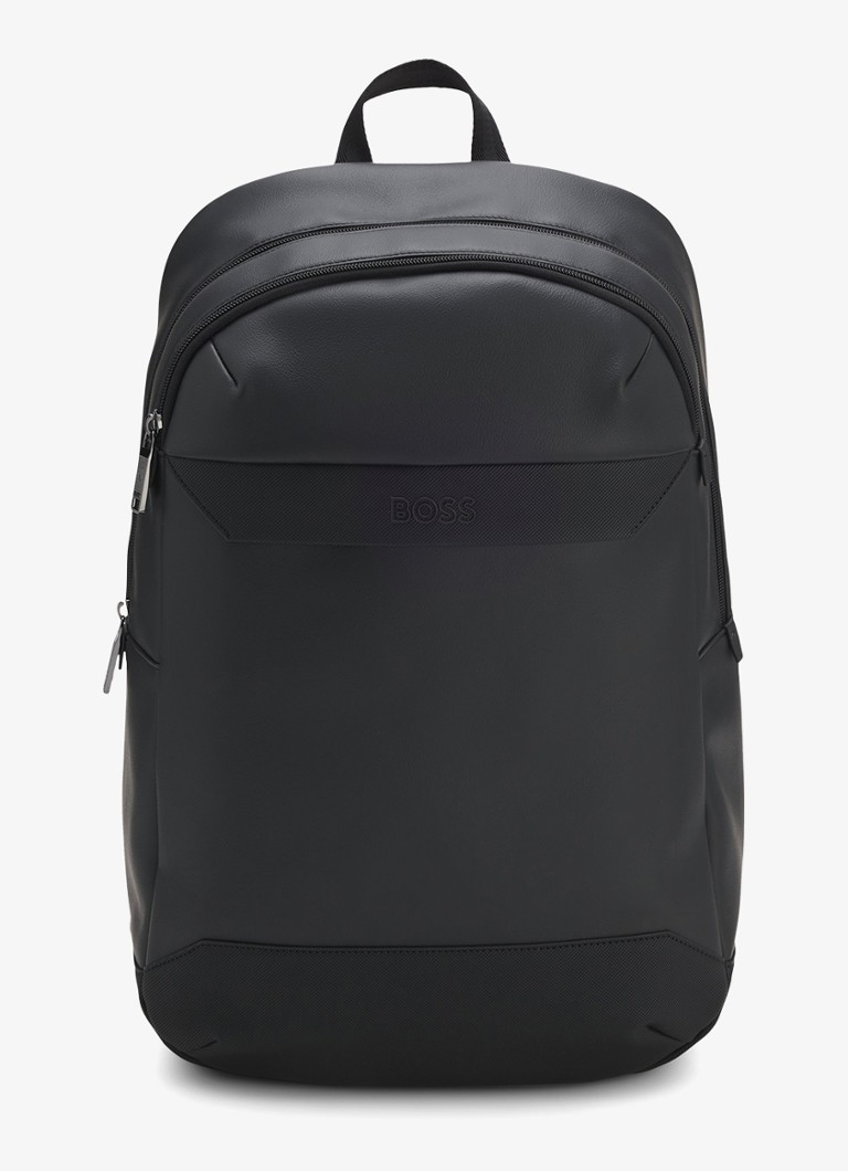 BOSS Heren Rugzak met logo in de kleur Zwart