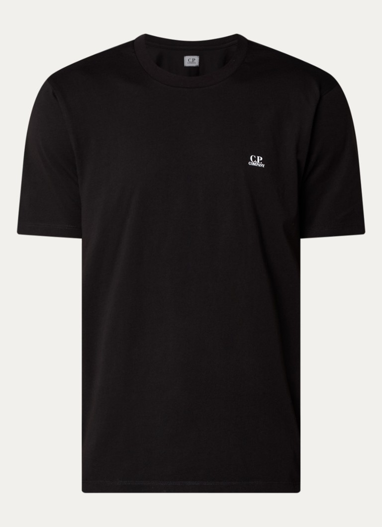 C.P. Company Heren T-shirt met logo- en backprint in de kleur Zwart, maat: S