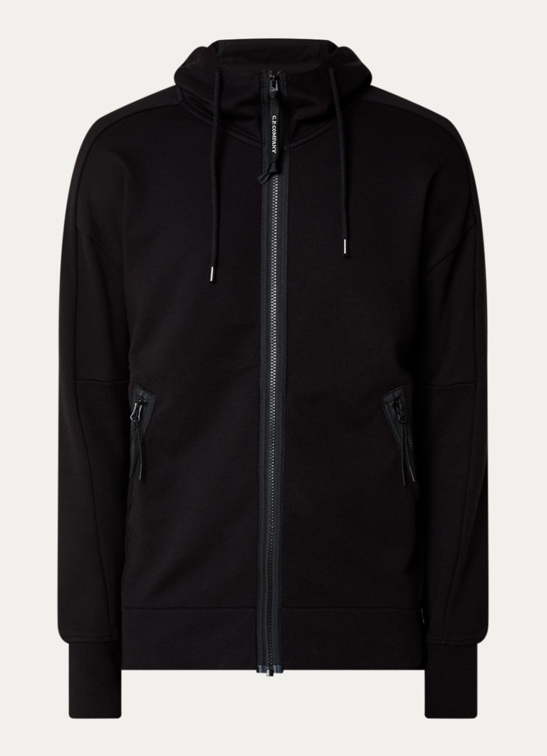 C.P. Company Heren Sweatvest met ritszakken in de kleur Zwart, maat: M