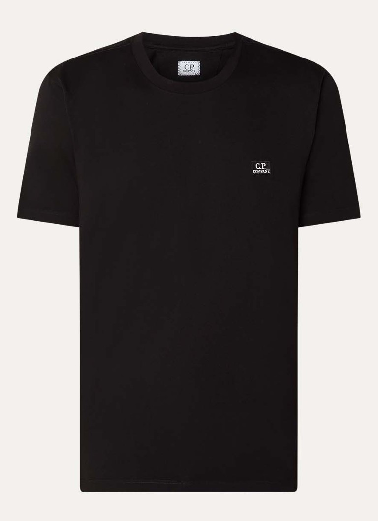 C.P. Company Heren T-shirt met logo in de kleur Zwart, maat: M