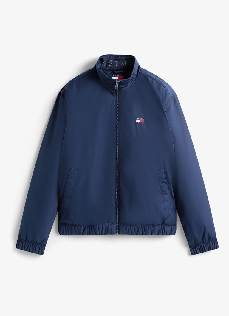 Tommy Hilfiger Heren Jack met steekzakken en waterafstotende coating in de kleur Blauw
