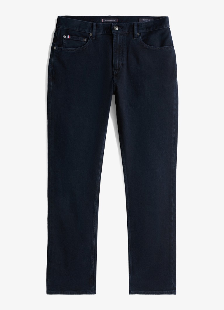 Tommy Hilfiger Heren Mercer straight leg jeans met steekzakken in de kleur Donkerblauw