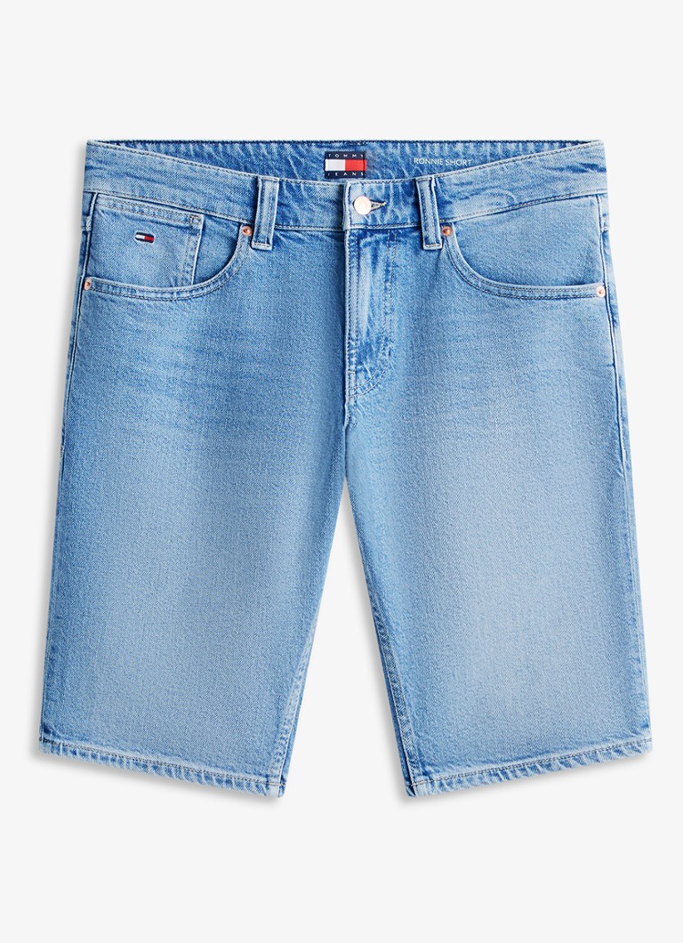 Tommy Hilfiger Heren Ronnie slim fit korte broek van denim in de kleur Indigo