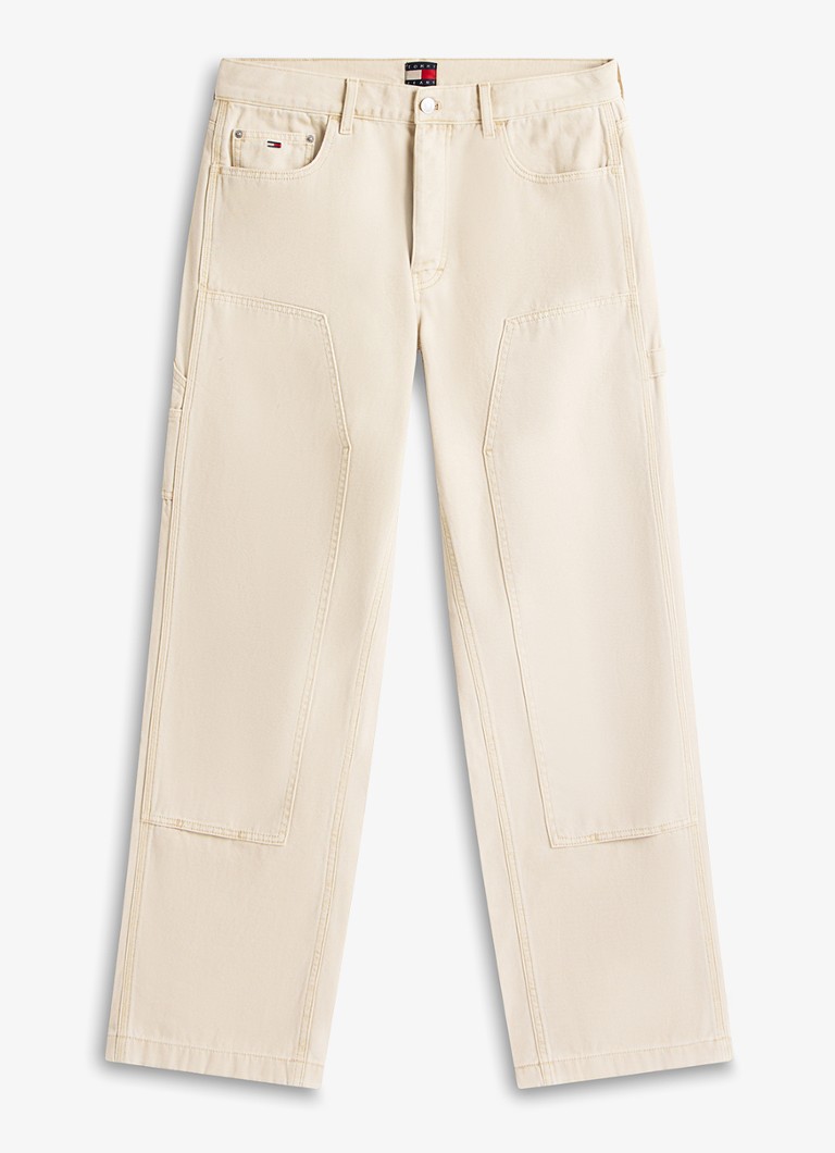 Tommy Hilfiger Heren Loose fit cargobroek met steekzakken in de kleur Beige