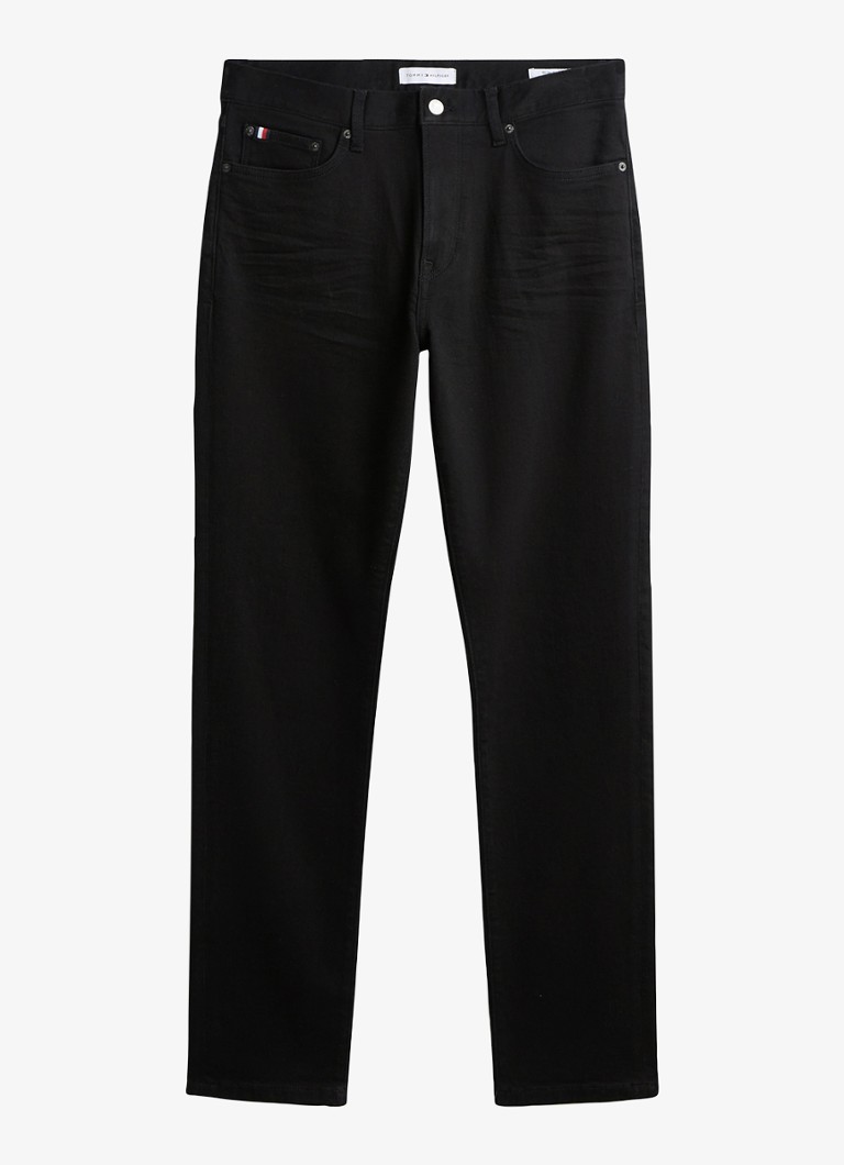 Tommy Hilfiger Heren Bleeker slim fit jeans met gekleurde wassing in de kleur Zwart