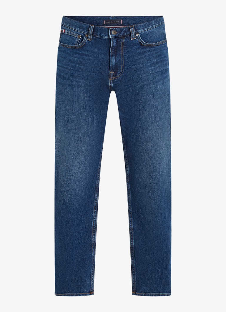 Tommy Hilfiger Heren Harlem slim fit jeans met donkere wassing in de kleur Indigo