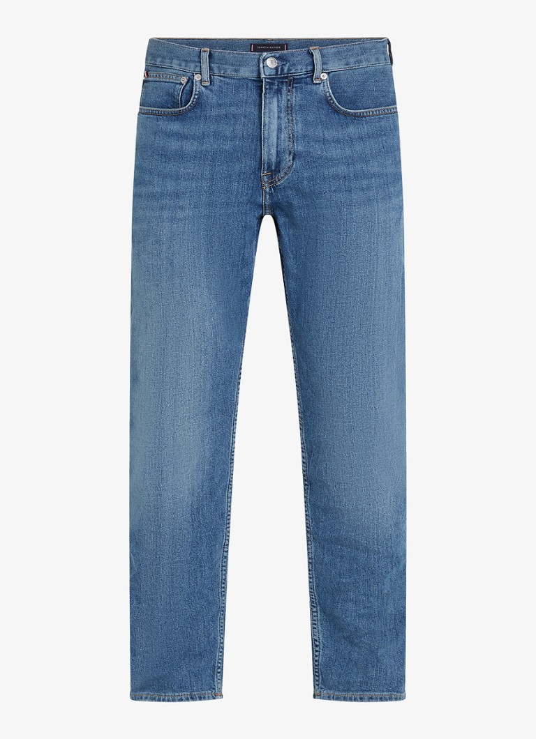 Tommy Hilfiger Heren Harlem slim fit jeans met steekzakken in de kleur Indigo