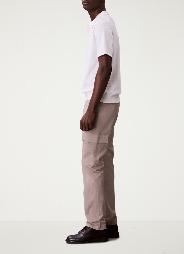 Calvin Klein Heren Slim fit cargobroek met klepzakken in de kleur Khaki