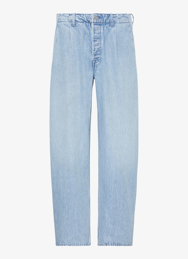 Calvin Klein Heren Wide leg jeans met steekzakken in de kleur Indigo