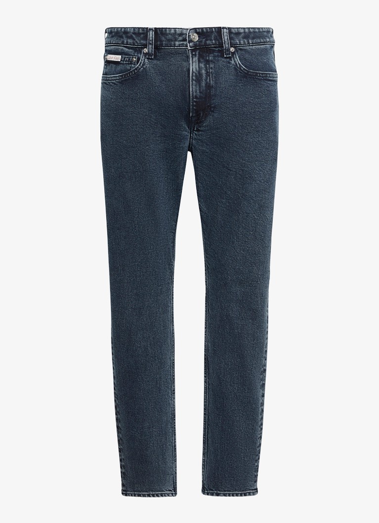 Calvin Klein Heren Tapered fit jeans met steekzakken in de kleur Denim