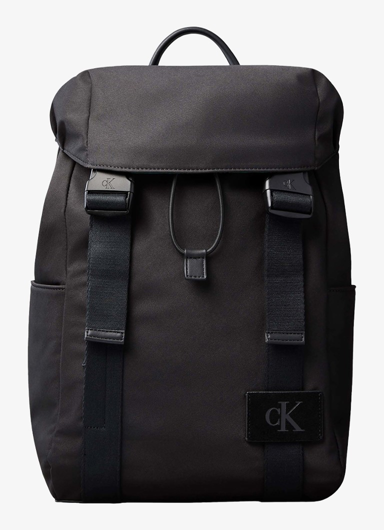 Calvin Klein Heren Rugzak van canvas met logo in de kleur Zwart