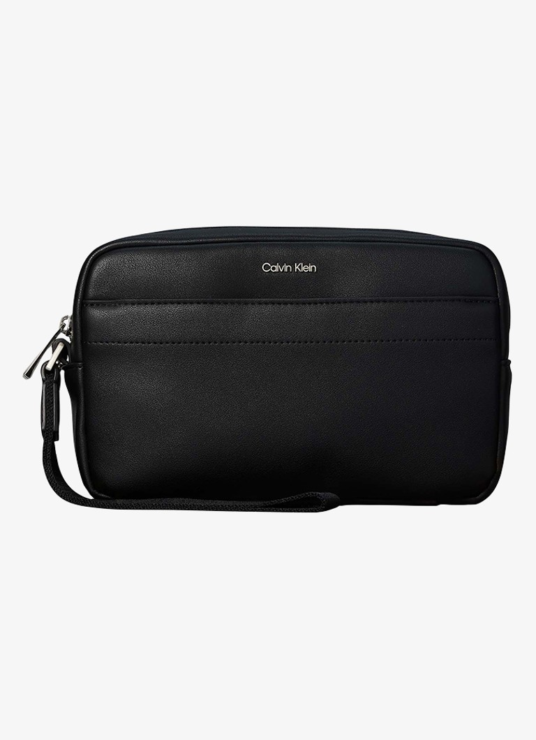 Calvin Klein Toilettas met logo Zwart - Deal