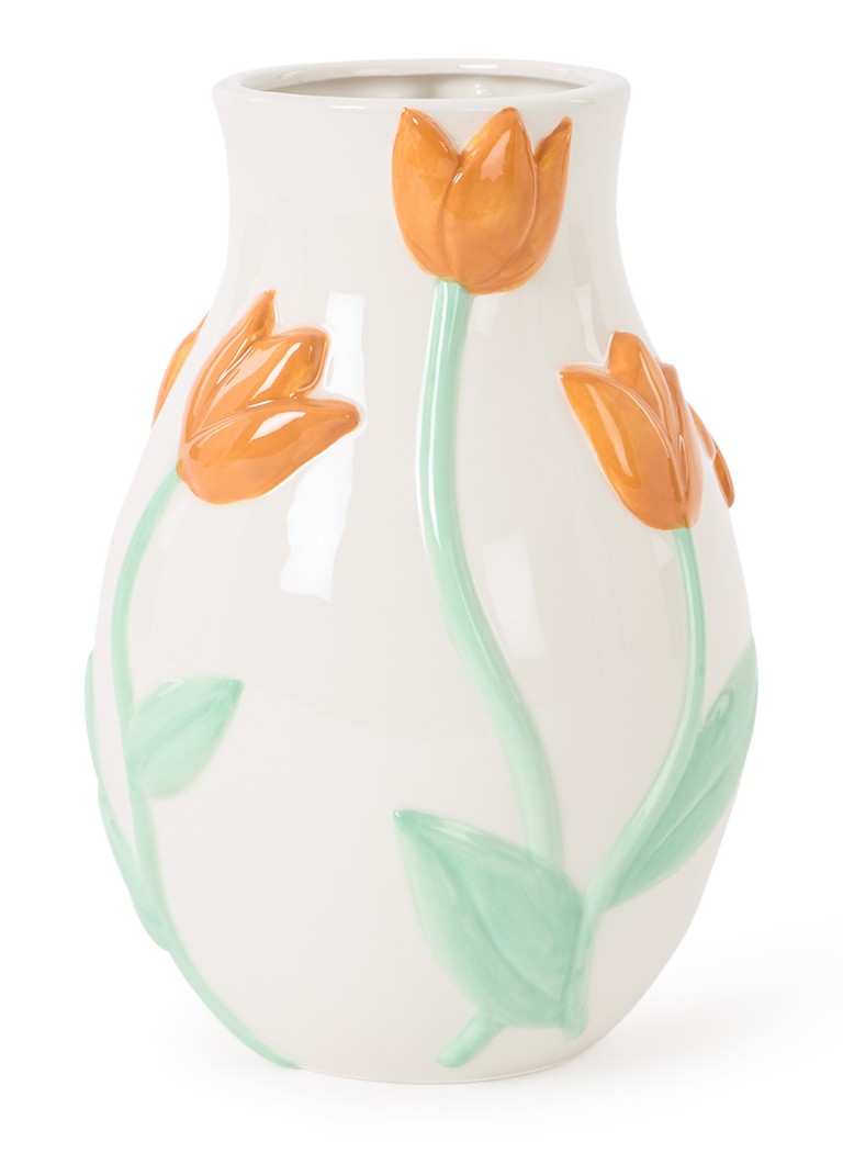 &Klevering Tulip Small vaas 22 cm Multicolor - Deal