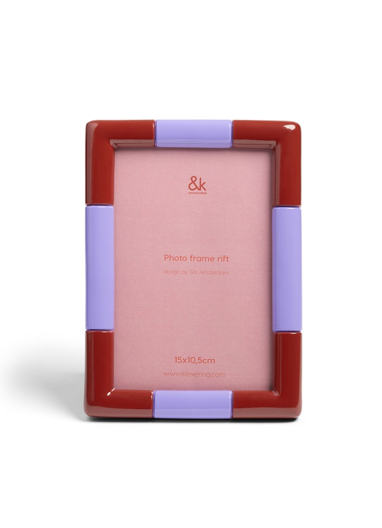 &Klevering Rift fotolijst Rood - Deal